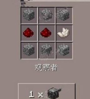 我的世界觀察者怎么用？觀察者之制作方法以及作用簡介