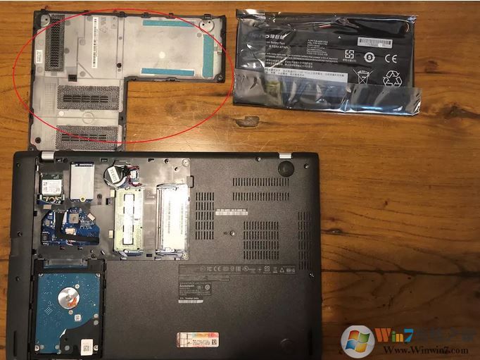 thinkpad e450c換電池怎么換？thinkpad e450 拆電池教程