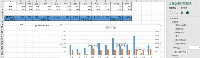 excel動態(tài)圖表怎么做？教你制作excel動態(tài)圖表標簽