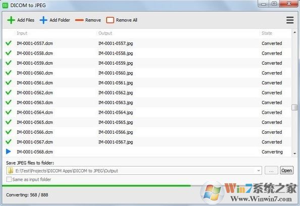 DICOM to JPEG(DICOM轉(zhuǎn)JPG工具)v1.10.5綠色版