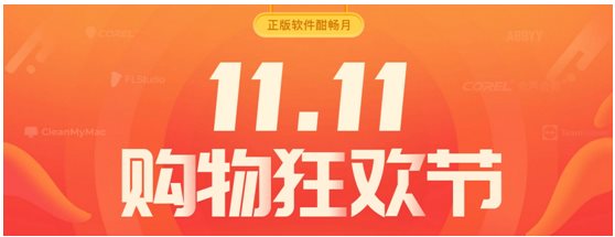 正版軟件￥9.9秒殺專(zhuān)享，購(gòu)物狂歡酣暢雙十一
