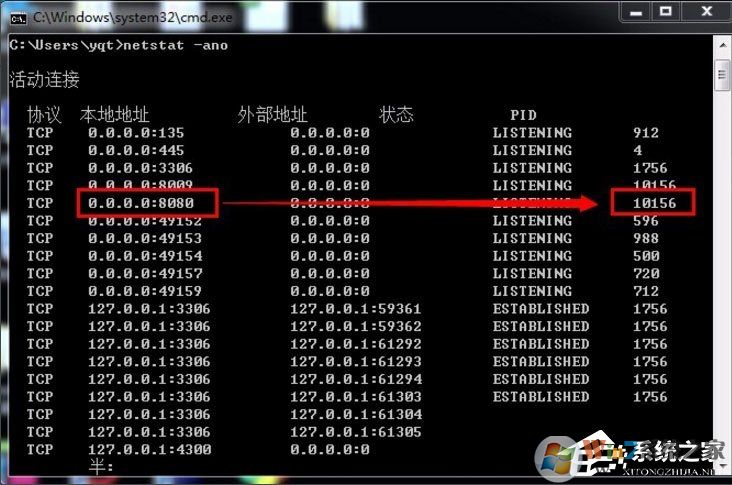 Win7系統(tǒng)8080端口被占用怎么解決？