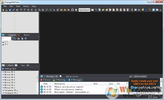 OrangeEdit下載_OrangeEdit編程工具綠色無(wú)限制版