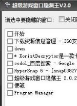 超級(jí)游戲窗口隱藏王電腦版