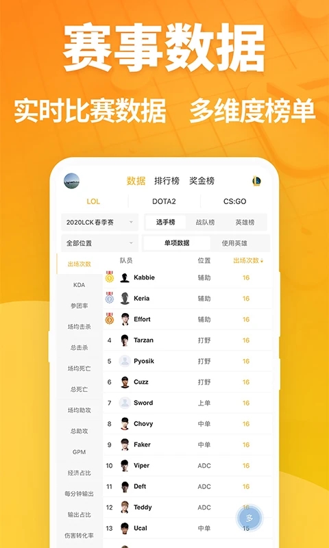 超凡電競賽事APP