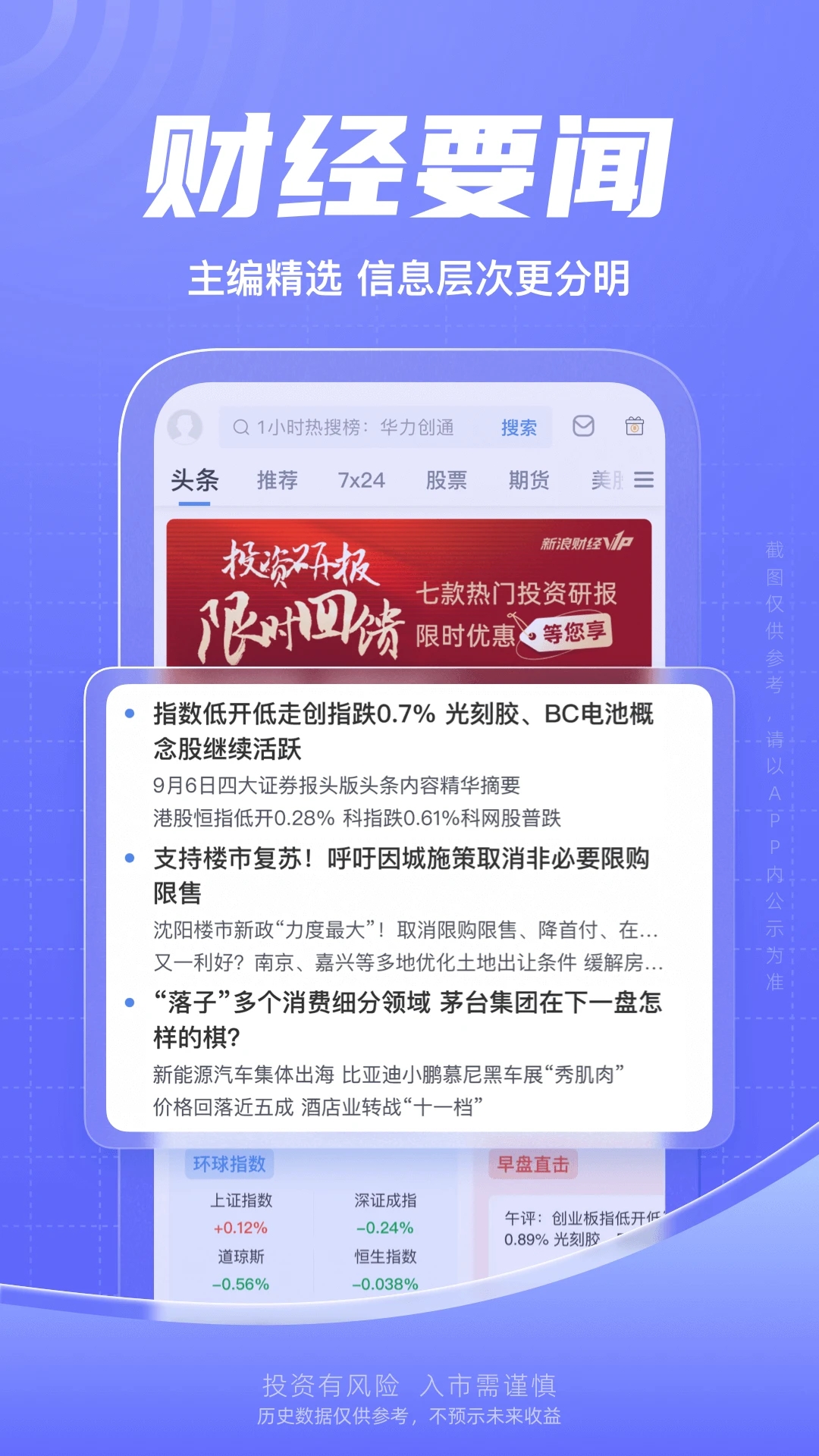 新浪財(cái)經(jīng)網(wǎng)APP