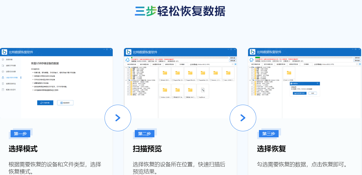 比特?cái)?shù)據(jù)恢復(fù)(三步復(fù)原)