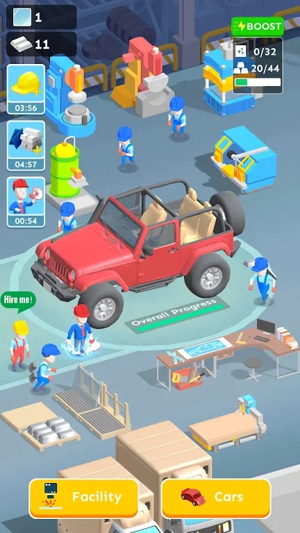 汽車組裝工廠無限金幣版