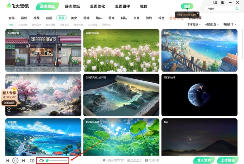 飛火動(dòng)態(tài)壁紙桌面端