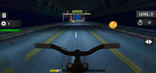 瘋狂的自行車跑酷游戲
